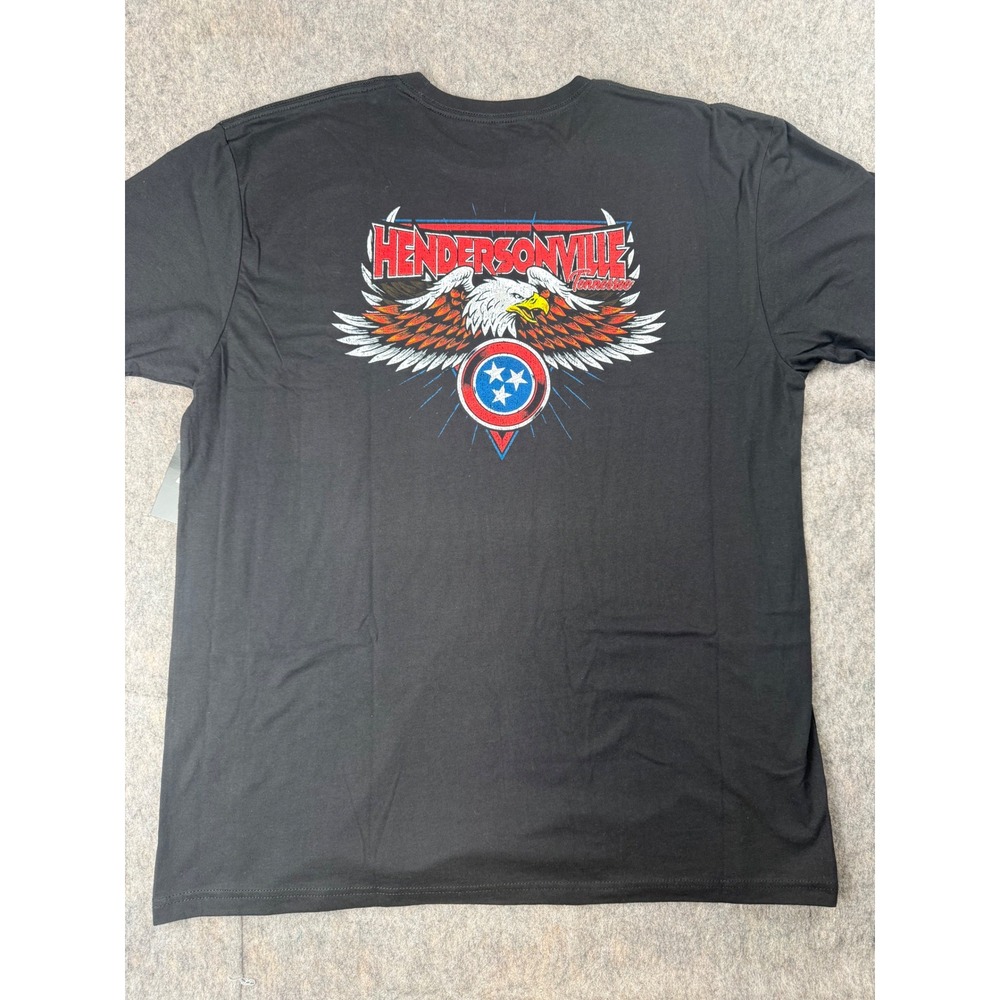 UFC Gym Hendersonville Tennessee Eagle Graphic T-Shirt Black Mens 2XL New - Picture 7 of 8